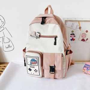 School Bag High School Harajuku Japanese Middle School Students Junior High School Ins Small Backpack