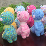 Wool little dinosaur handmade DIY material package