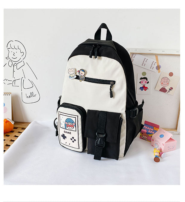 School Bag High School Harajuku Japanese Middle School Students Junior High School Ins Small Backpack